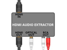 How does HDMI audio extractor work?