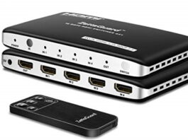 HDMI switch Front and back